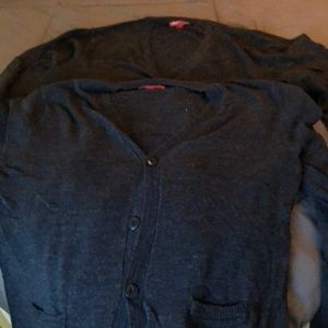 2 men’s arizona cardigans in large